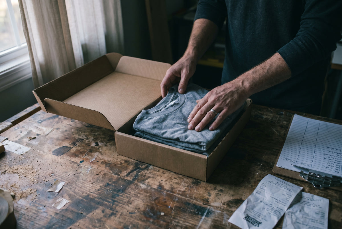 Cut, sewn,
shipped fast.