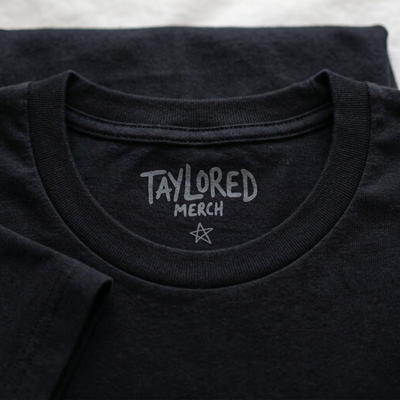Printed Taylored Merch inside-neck label