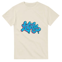 Lately graffiti script — Taylored Merch heavyweight streetwear t-shirt, front print