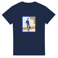 Off Duty framed figure — Taylored Merch heavyweight streetwear t-shirt, front print