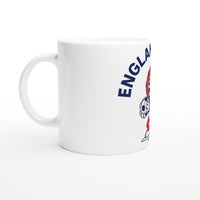 Cartoon Lion Mascot Mug — England 2026, Taylored Merch