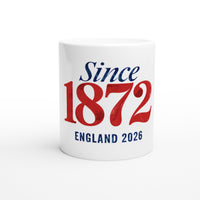 Since 1872 Commemorative Mug — England 2026, Taylored Merch
