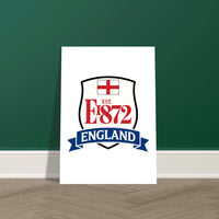 Classic Football Crest A3 Poster — England 2026, Taylored Merch