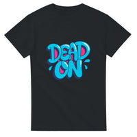Dead On graffiti lettering — Taylored Merch heavyweight streetwear t-shirt, front print