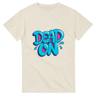 Dead On graffiti lettering — Taylored Merch heavyweight streetwear t-shirt, front print