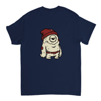 One Eye cartoon character — Taylored Merch heavyweight streetwear t-shirt, back print