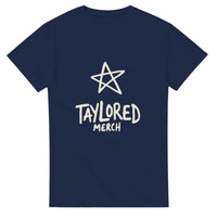 Star Stack hand-drawn star logo — Taylored Merch heavyweight streetwear t-shirt, front print