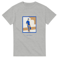Off Duty framed figure — Taylored Merch heavyweight streetwear t-shirt, front print