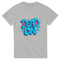 Dead On graffiti lettering — Taylored Merch heavyweight streetwear t-shirt, front print