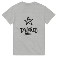 Star Stack hand-drawn star logo — Taylored Merch heavyweight streetwear t-shirt, front print
