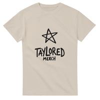 Star Stack hand-drawn star logo — Taylored Merch heavyweight streetwear t-shirt, front print