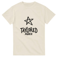 Star Stack hand-drawn star logo — Taylored Merch heavyweight streetwear t-shirt, front print