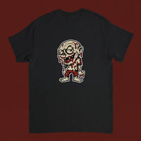 Ghoul — Taylored Merch streetwear tee, black, back print flat-lay