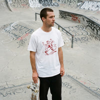 Kickflip streetwear tee, on model