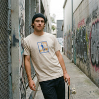 Off Duty streetwear tee, worn