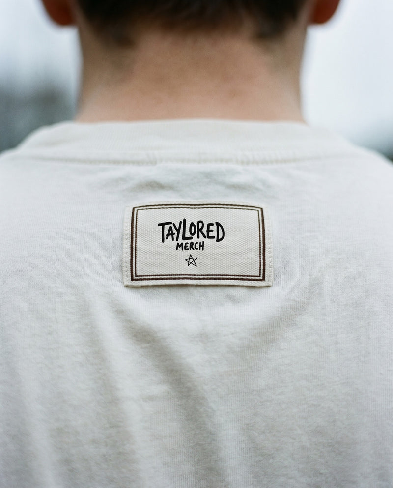 Woven outside-back brand label